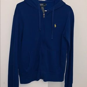 Blue Polo Hoodie
